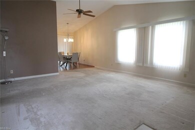 SPACIOUS LIVING ROOM WITH VAULTED CEILING