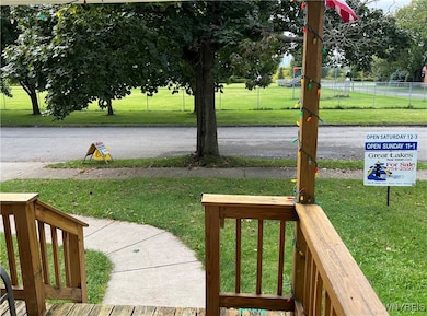 Peaceful view from the front porch