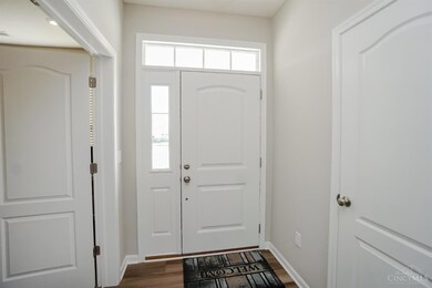 French doors into study