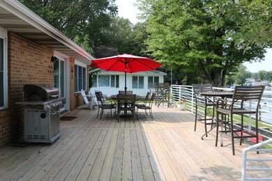 Spacious deck