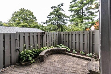 Courtyard brick patio