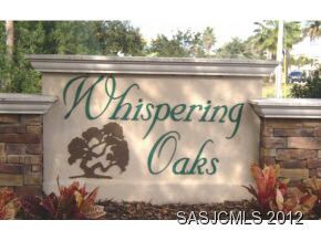 Whispering Oak sign