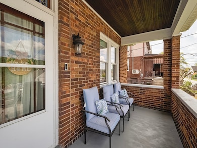 Covered front porch