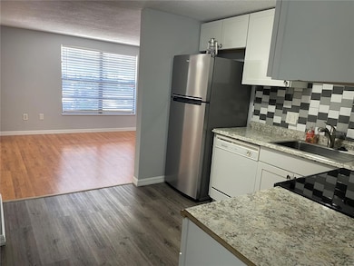 Kitchen to living area