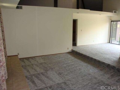 Step down living room