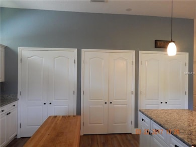 Includes two closet Pantries (First two sets of doors) and a wet bar (Doors on far right)