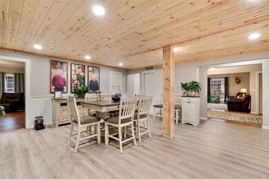 Dining room featuring light hardwood / wood-style 