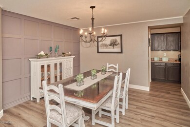Dining Room With Board and Batten Wall