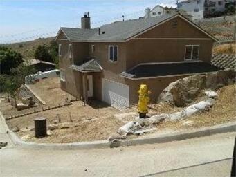 A newly constructed home in this development is in