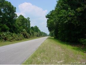 On Paved County Road