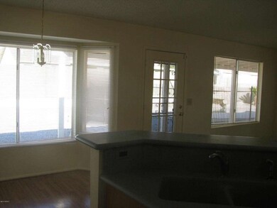 Kitchen view rear yard