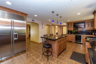 Sub-Zero refrigerator & wine cooler with prep sink