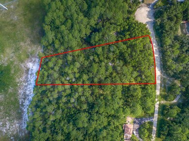 Aerial view of the home site