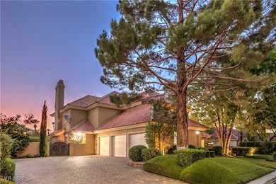 Mediterranean / spanish-style house with a tile ro