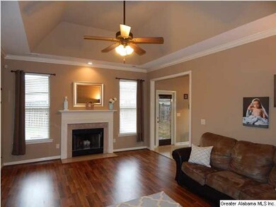 Wonderful Family Room with Vaulted Ceiling