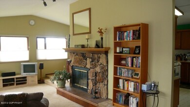 Living room and kitchen entry