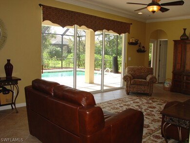 Great view and sliding doors leading to enclosed l