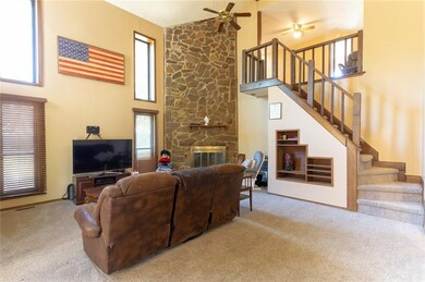 Living area is so spacious and has easy access to 