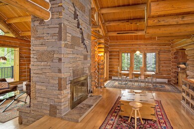 COZY TRUE LOG INTERIOR