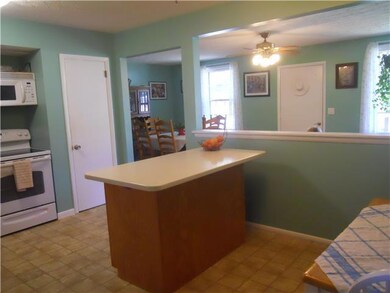 view from breakfast area toward living & dining space. Notice the modern open design!