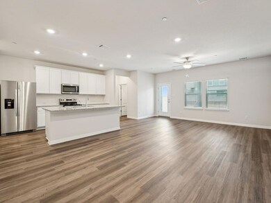 Kitchen featuring stainless steel appliances, rec