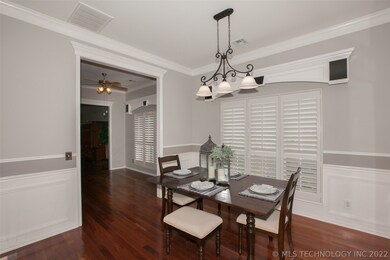 Plantation shutters and new lighting fixtures.