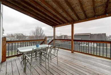 Perfect entertaining spot on the upper back deck!