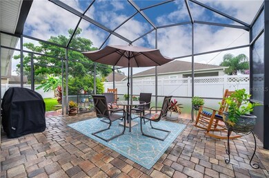 Screened in Patio overlooking fully fenced in back