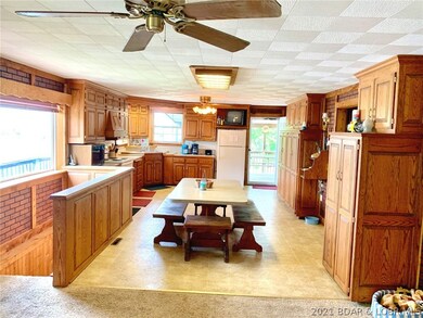 Open concept with living, dining room and kitchen;