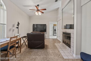 2 Sided Fireplace in Living Room