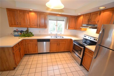 Kitchen with stainless appliances