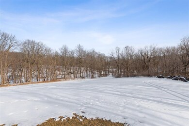 Winter view in the back