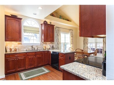 Wonderful kitchen features new GRANITE COUNTERS, t