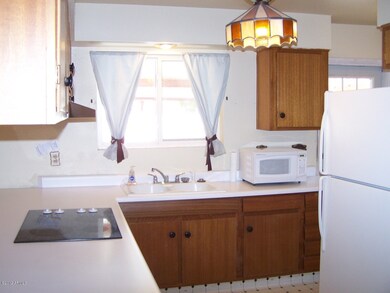 Kitchen has newer oven & elec. cooktop