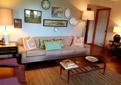 Living Room, Master Bedroom thru door on right