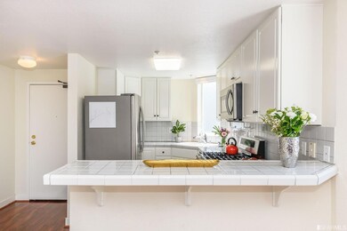 Open kitchen.