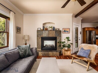Double sided fireplace