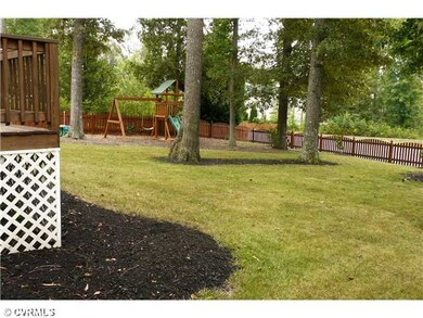 Exterior Back - Fully Fenced Back Yard - Playset c
