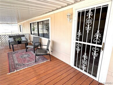 Entering the front door on the deck!