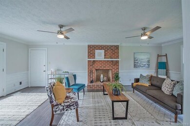Welcoming and open family room, with access though