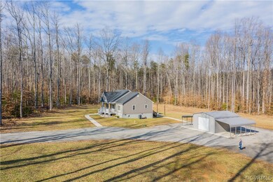 The home sits on 5.0450 beautiful acres.