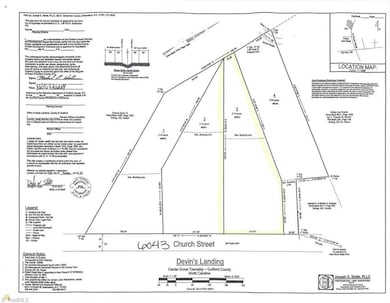 Full survey veiw of all parcels In Devin's Landing