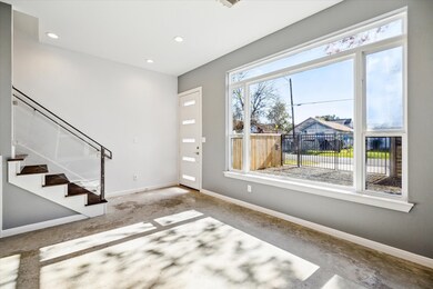 This home showcases modern finishes, including pol