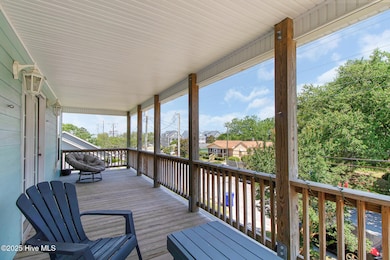 Second floor covered porch