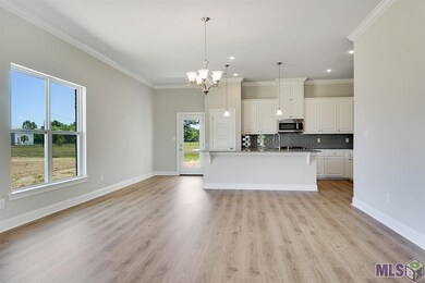 Large open living, dining and kitchen