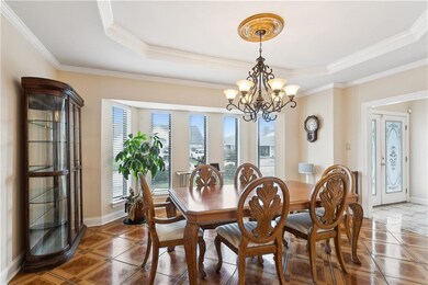 Large formal dining room.