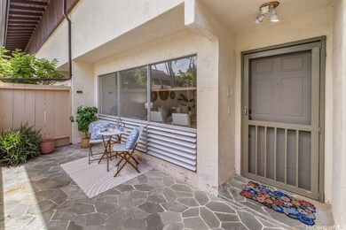 View of the front lanai from the entrance