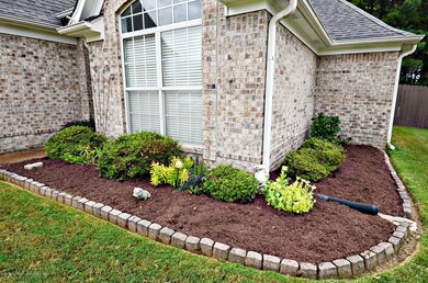 Landscaping front
