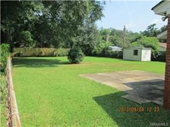 Rear yard