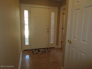 inside front door